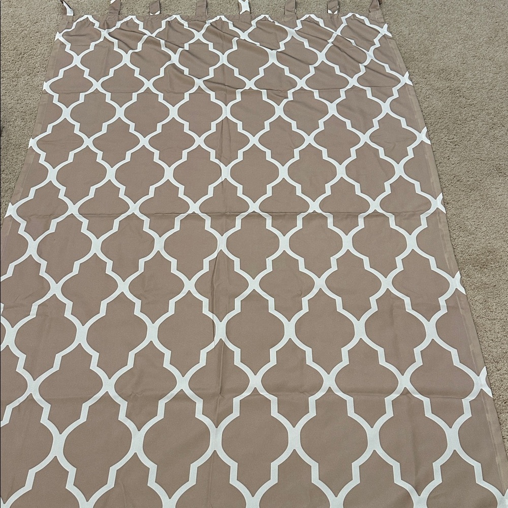 Geometric Patterned Curtain